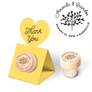 Custom Wine Cork Stopper with Heart Pop-up Card - Tree