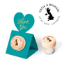 Custom Wine Cork Stopper with Heart Pop-up Card - Islands