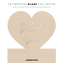 Custom Wine Cork Stopper with Heart Pop-up Card - Real Estate