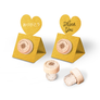 Custom Wine Cork Stopper with Heart Pop-up Card - Compass Rose