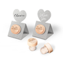 Custom Wine Cork Stopper with Heart Pop-up Card - Mr. & Mrs. Design