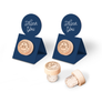 Custom Wine Cork Stopper with Circle Pop-up Card - Passport Design