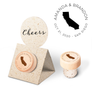 Custom Wine Cork Stopper with Circle Pop-up Card - States of United States of America